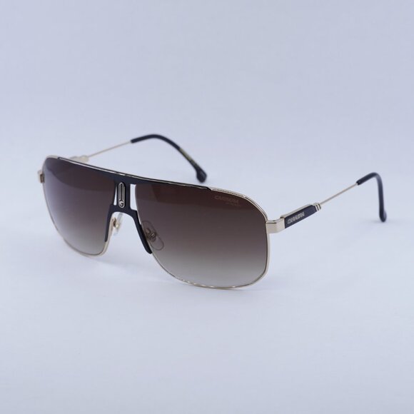 Carrera 1043/S 02M2 HA Sunglasses Gold Aviator Frame Brown Lenses